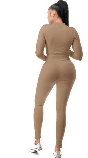 Tan jogging set