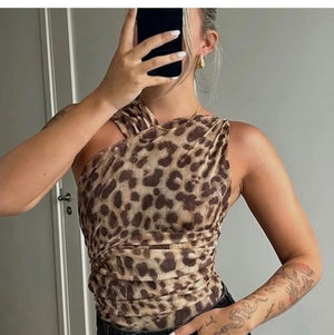 Leopard bae bodysuit