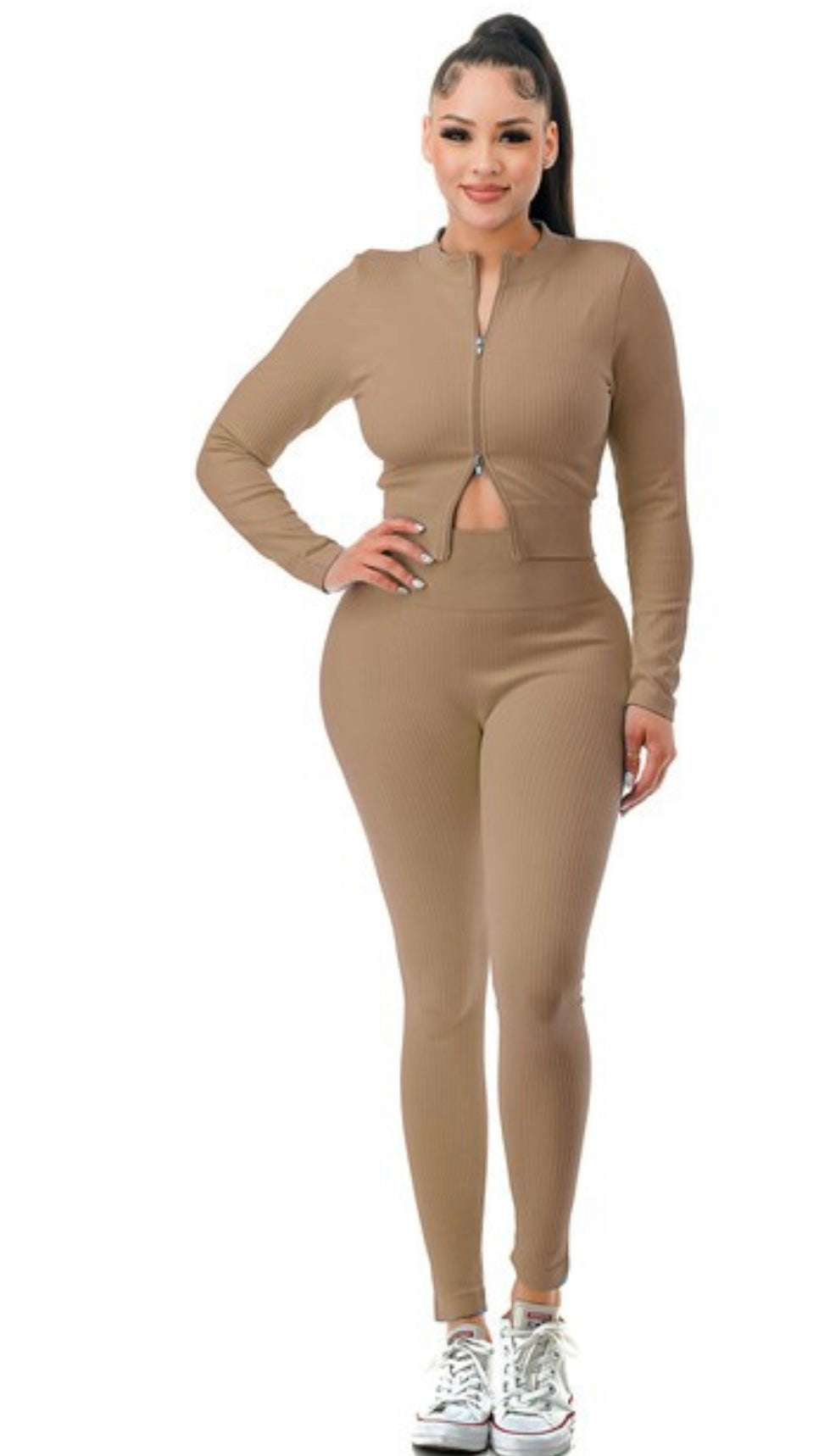 Tan jogging set