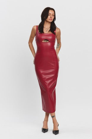 Sexy red dress